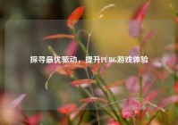 探寻最优驱动，提升PUBG游戏体验