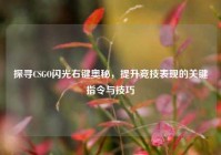 探寻CSGO闪光右键奥秘，提升竞技表现的关键指令与技巧