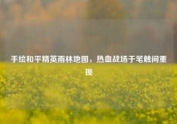 手绘和平精英雨林地图，热血战场于笔触间重现
