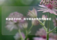 职业选手回归，和平精英的传奇热血重启