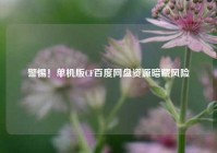 警惕！单机版CF百度网盘资源暗藏风险