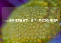 Steam游戏打汉化补丁，操作、风险及封号疑问