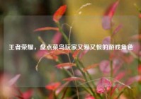 王者荣耀，盘点菜鸟玩家又爱又恨的游戏角色