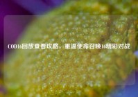 COD16回放查看攻略，重温使命召唤16精彩对战