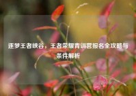 逐梦王者峡谷，王者荣耀青训营报名全攻略与条件解析