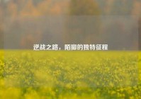 逆战之路，陌脚的独特征程