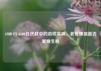 AMD FX 6300在逆战中的游戏实测，老处理器能否重焕生机
