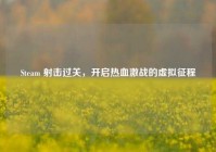 Steam 射击过关，开启热血激战的虚拟征程