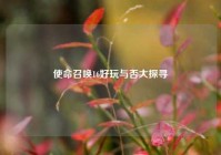 使命召唤16好玩与否大探寻