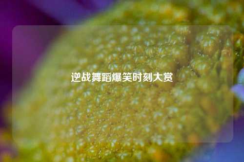 逆战舞蹈爆笑时刻大赏