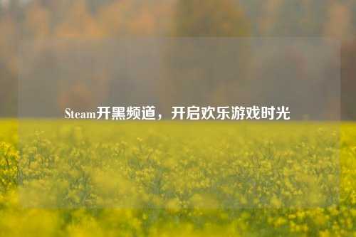 Steam开黑频道，开启欢乐游戏时光