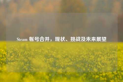 Steam 帐号合并,现状、挑战及未来展望