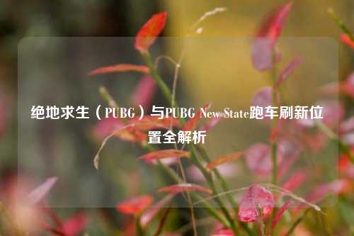 绝地求生(PUBG)与PUBG New State跑车刷新位置全解析