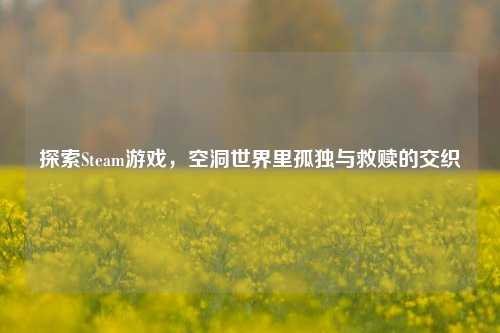 探索Steam游戏,空洞世界里孤独与救赎的交织
