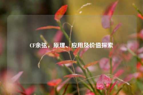CF余弦,原理、应用及价值探索
