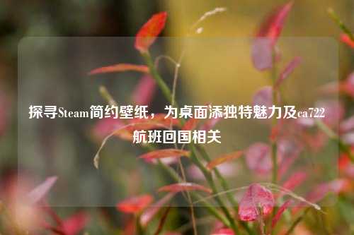 探寻Steam简约壁纸,为桌面添独特魅力及ca722航班回国相关