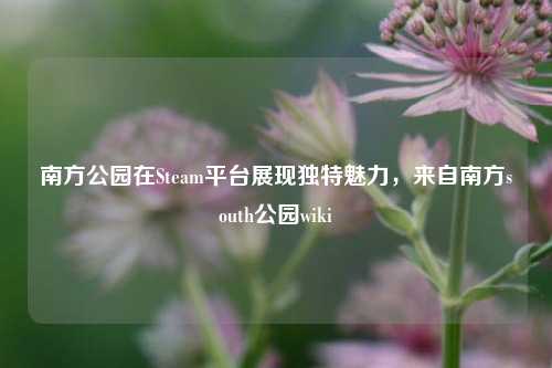 南方公园在Steam平台展现独特魅力,来自南方south公园wiki