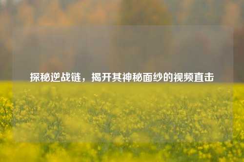 探秘逆战链,揭开其神秘面纱的视频直击