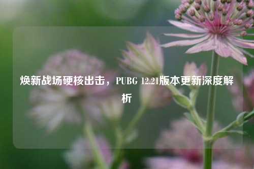 焕新战场硬核出击,PUBG 12.21版本更新深度解析